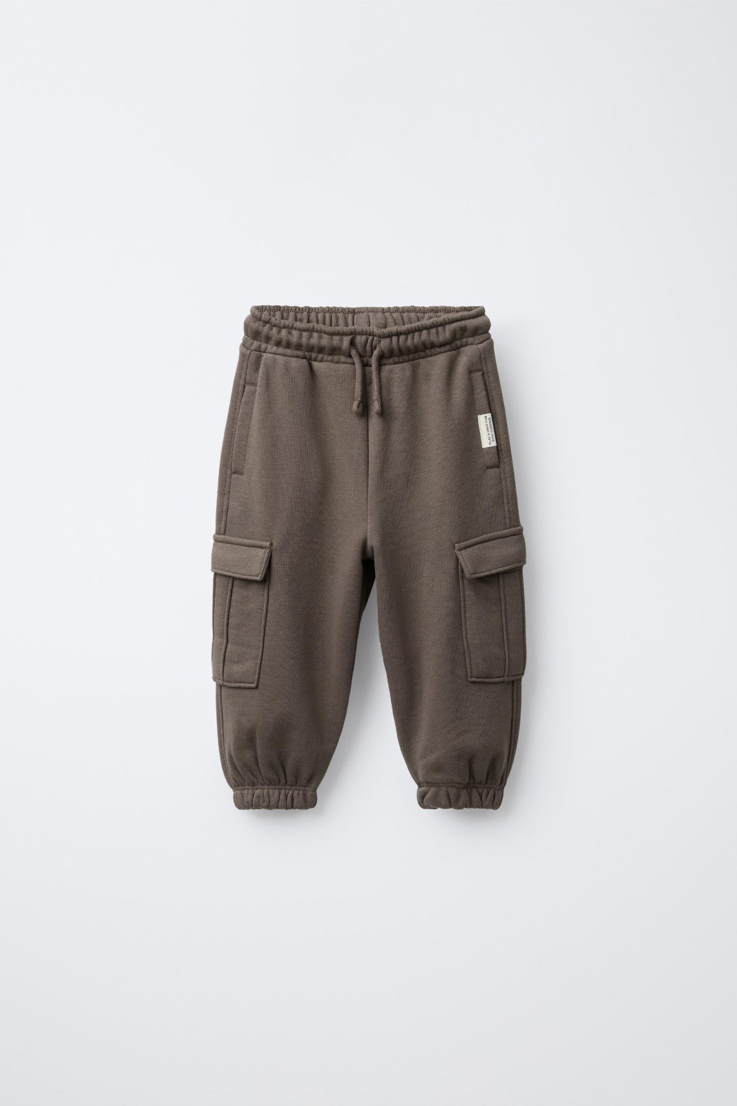 PLUSH CARGO TROUSERS zara