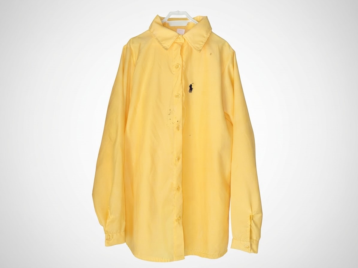 💛 Chemise Polo jaune 