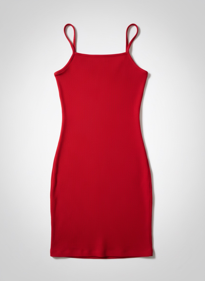 Robe moulante rouge