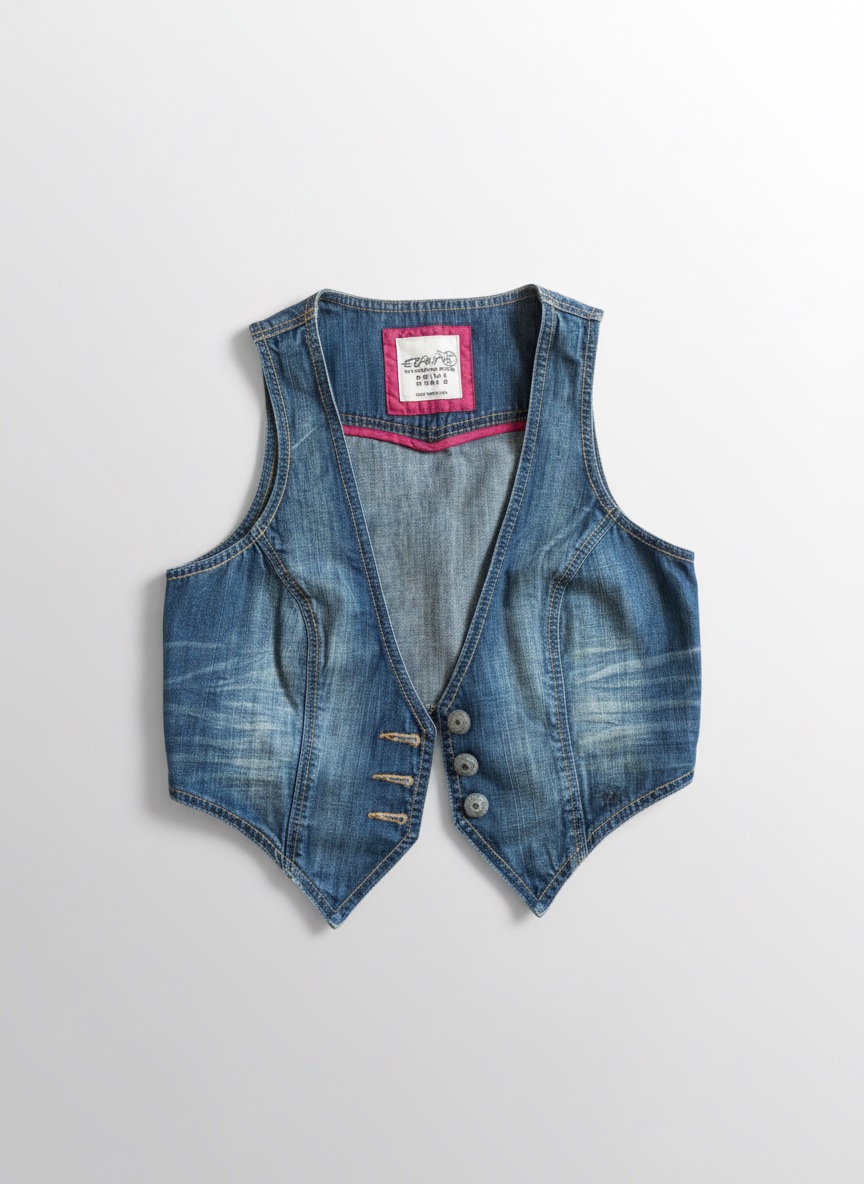 Gilet jean Sans manches