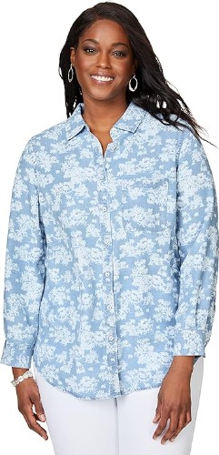 Chemise vert d'eau 
