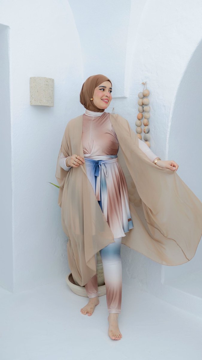 Burkini  Bleu Dégradé ( sans pancho )