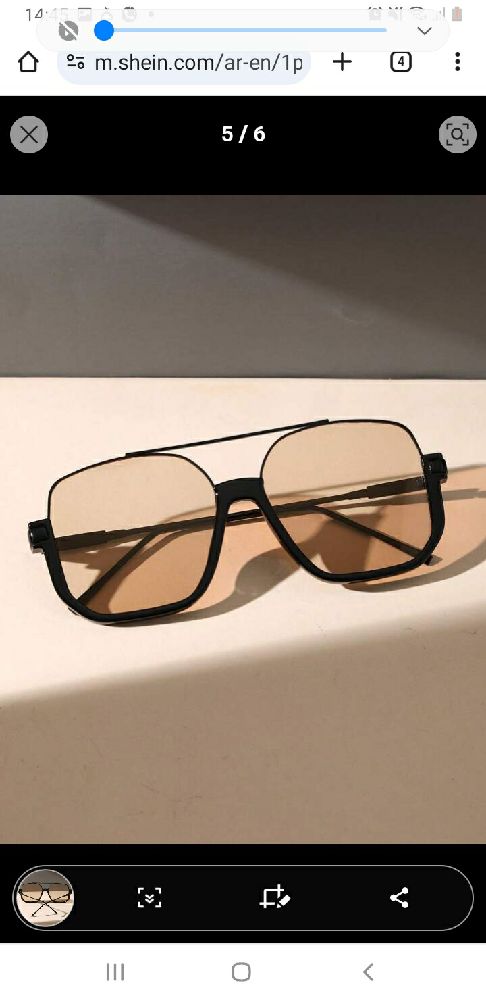 Lunettes shein ovale 