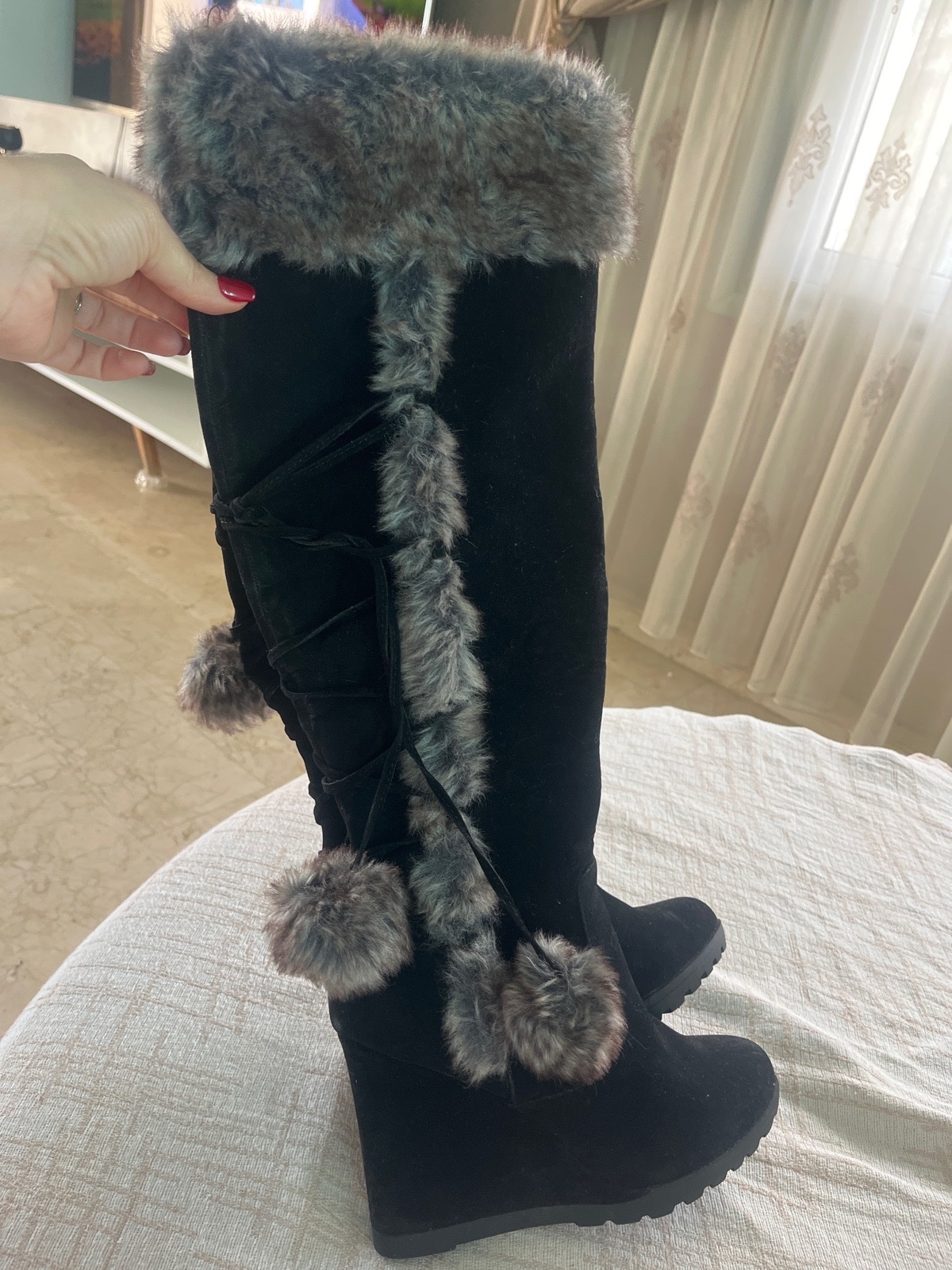 Bottes noir manigique 