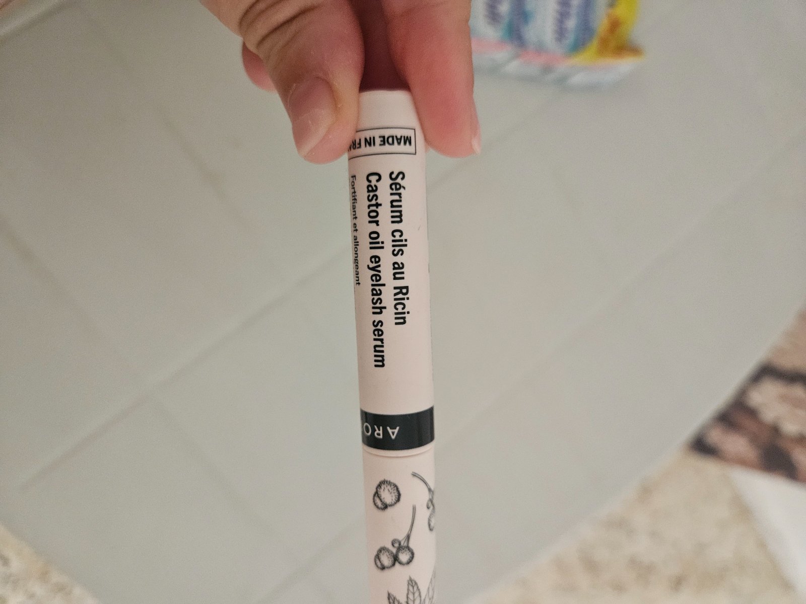 Serum cils au ricin