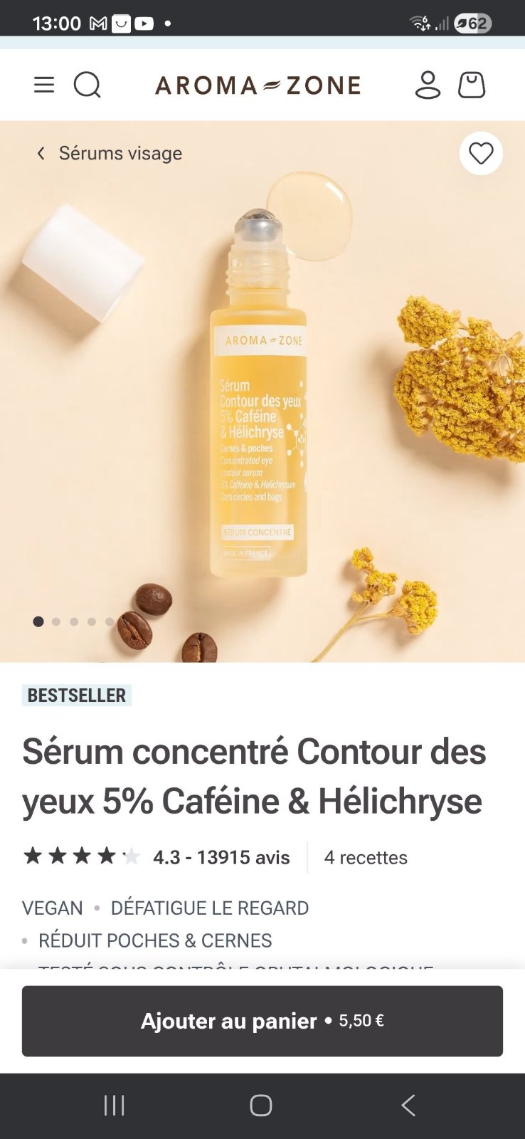 Serum contour des yeux