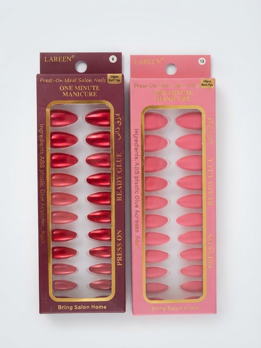 Press on manicure 