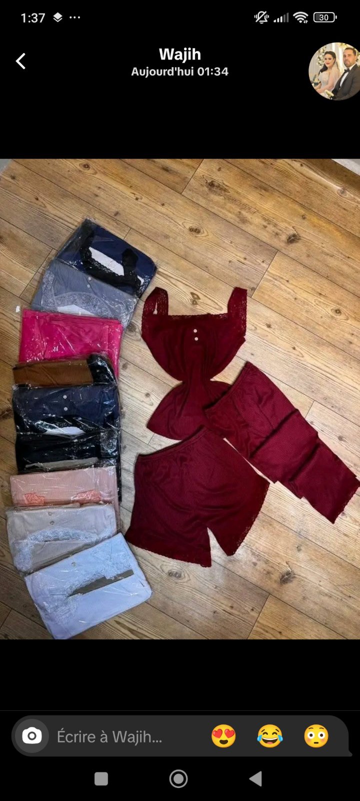 Pyjama 3 pièces 