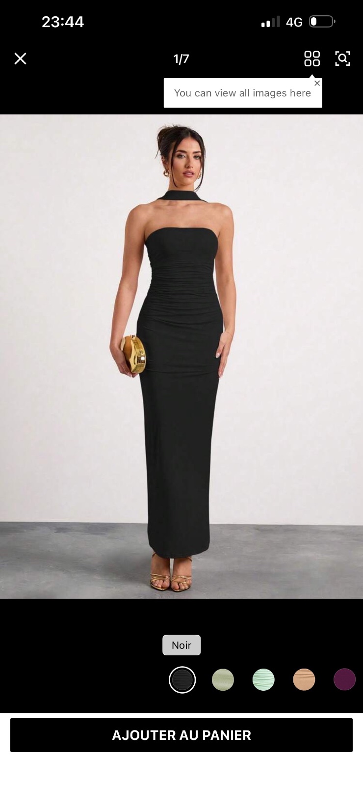 Robe noire Shein Taille M L