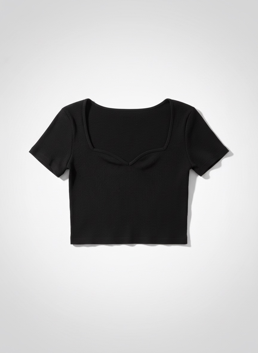 Top noir taille s neuf 