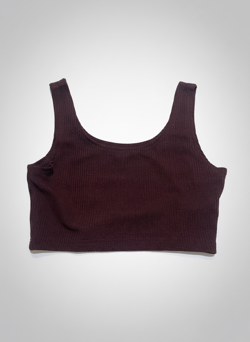 Top marron bordeaux