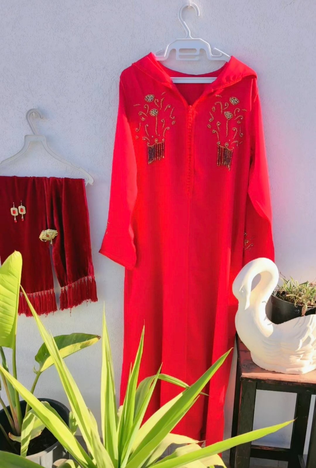 Djellaba rouge