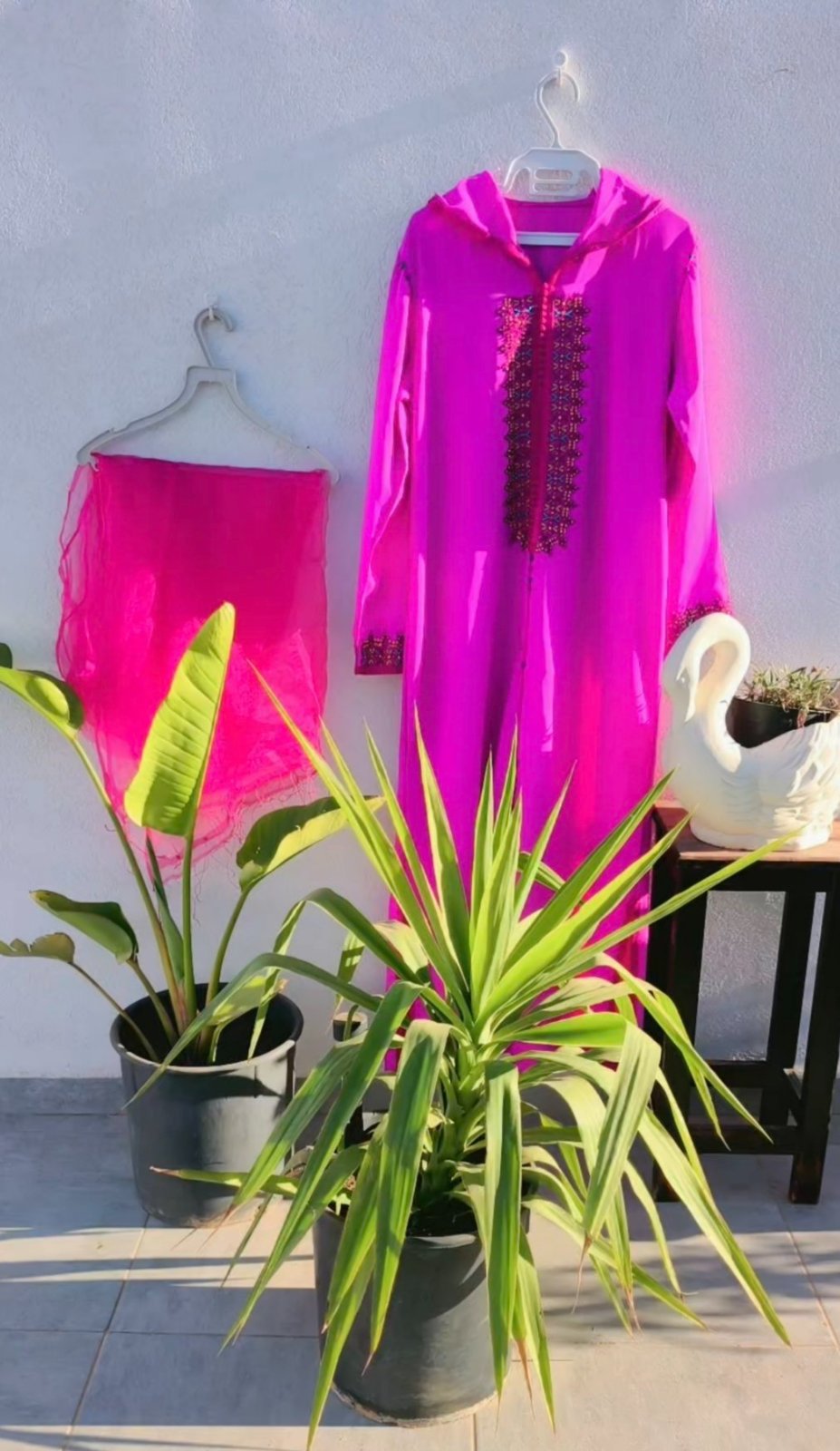 Djellaba fushia 