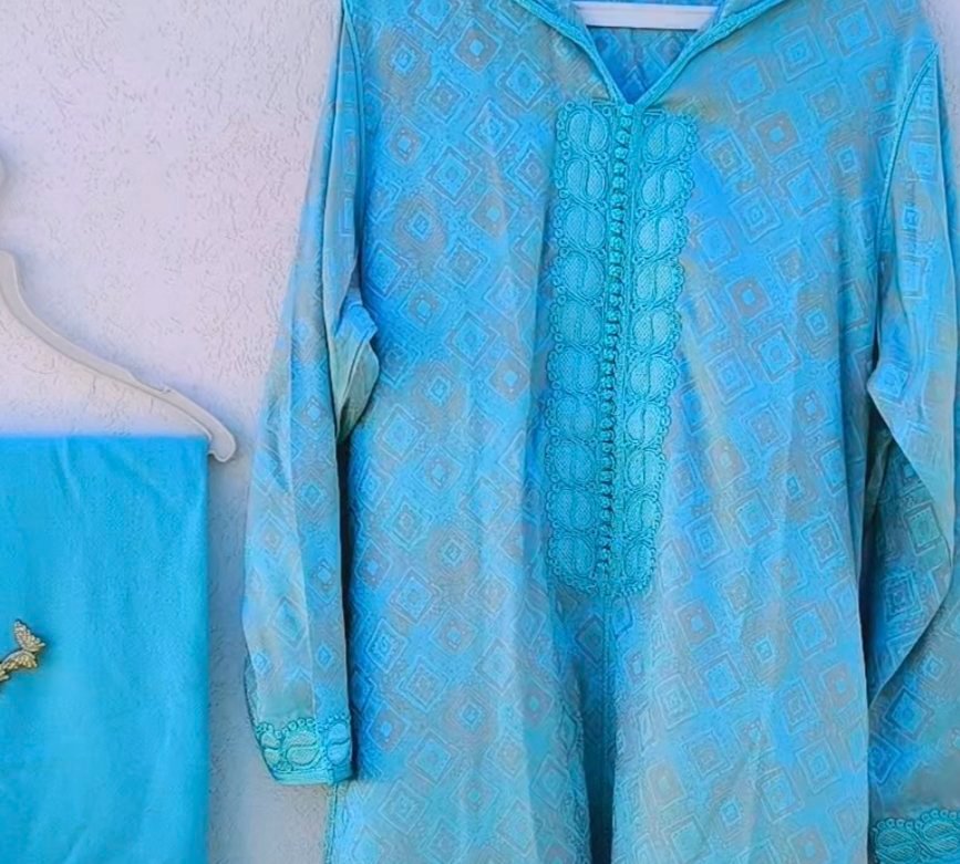 Djellaba Bleu 