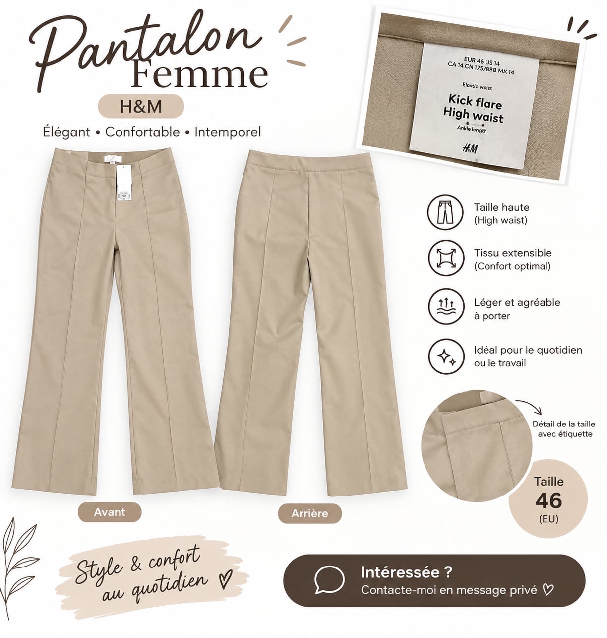 Pantalon Elegant