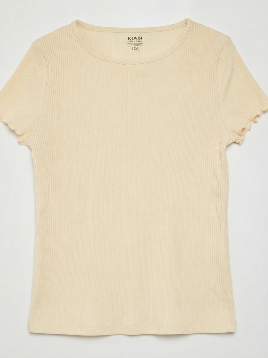 Pull jaune pastel