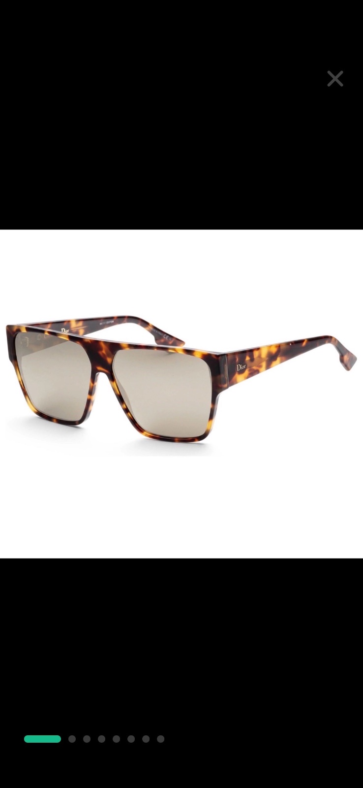 Christian dior hit morroried sunglasses