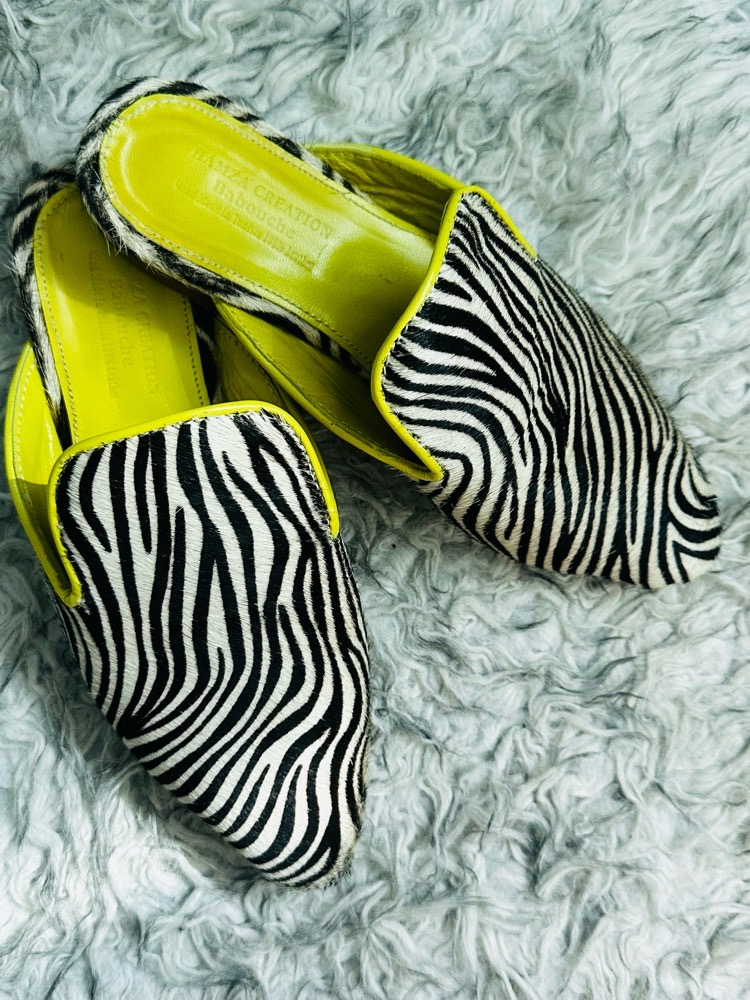 Mule veritable cuir