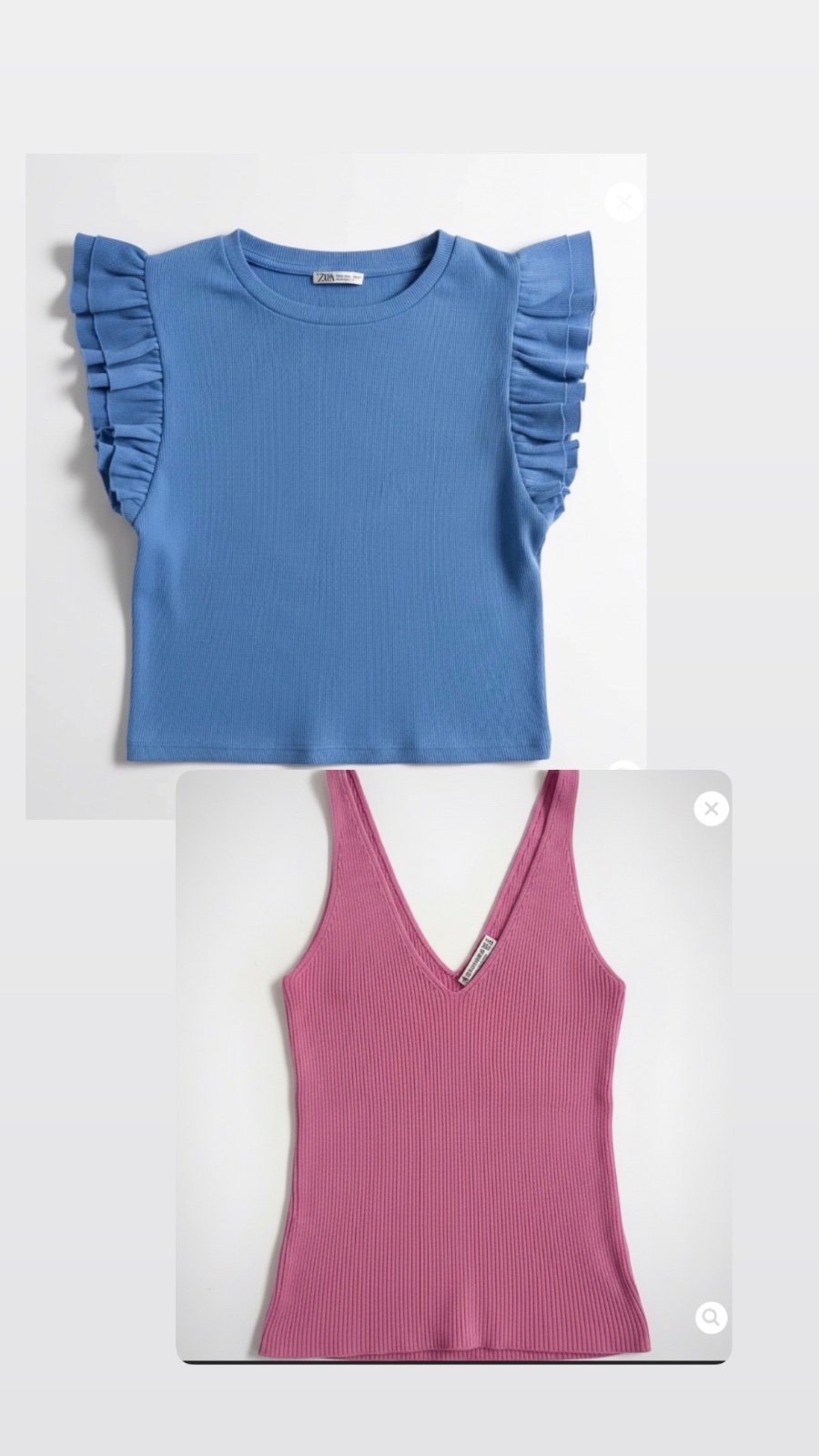 2 pull zara taille L et stardivarius taille M