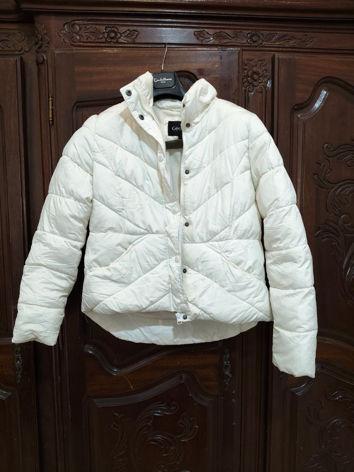 Doudoune blanche taille s 