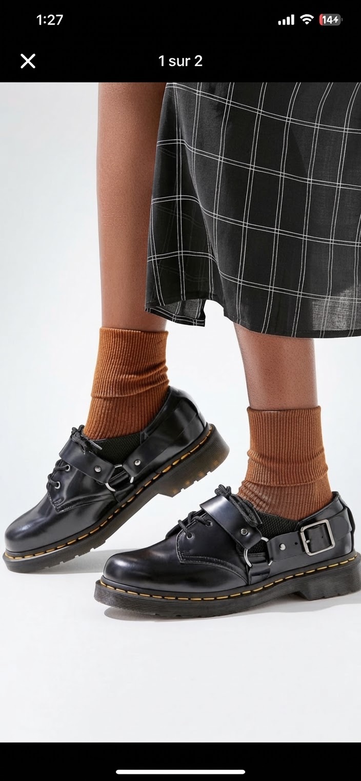 Chaussures Dr. Martens Fulmar en cuir noir - Pointure 37
