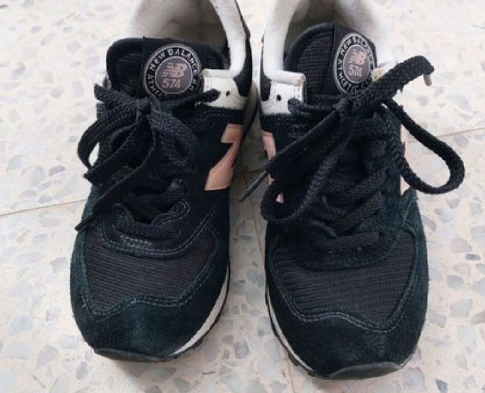 New balance noir/rose 574 originale