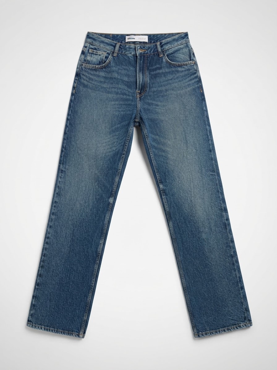 Jean bleu boyfriend