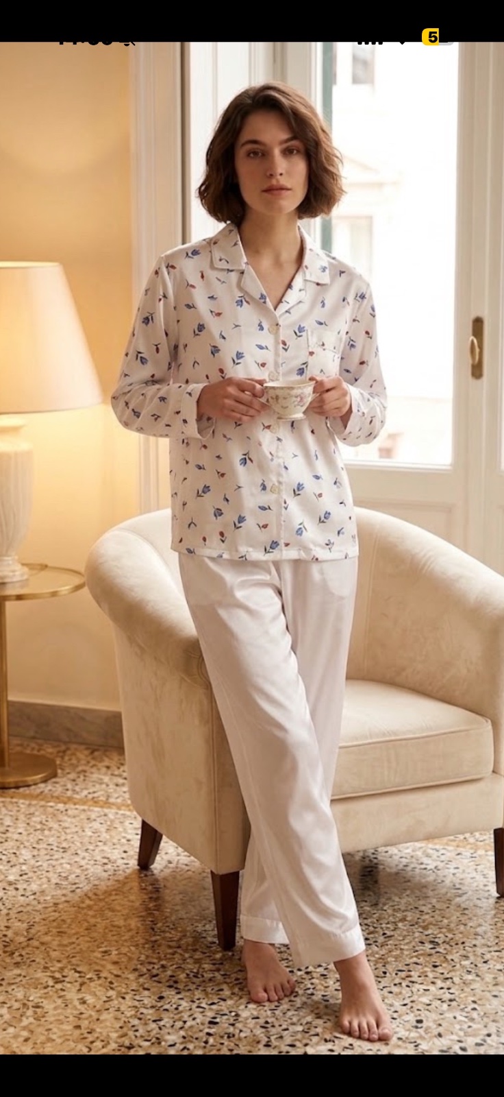 Pyjama en satin 