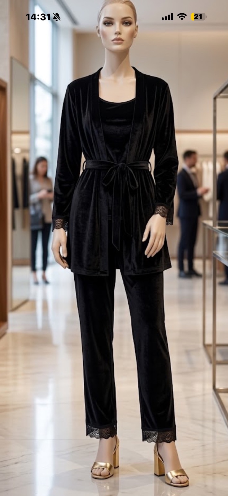 Pyjama noir 