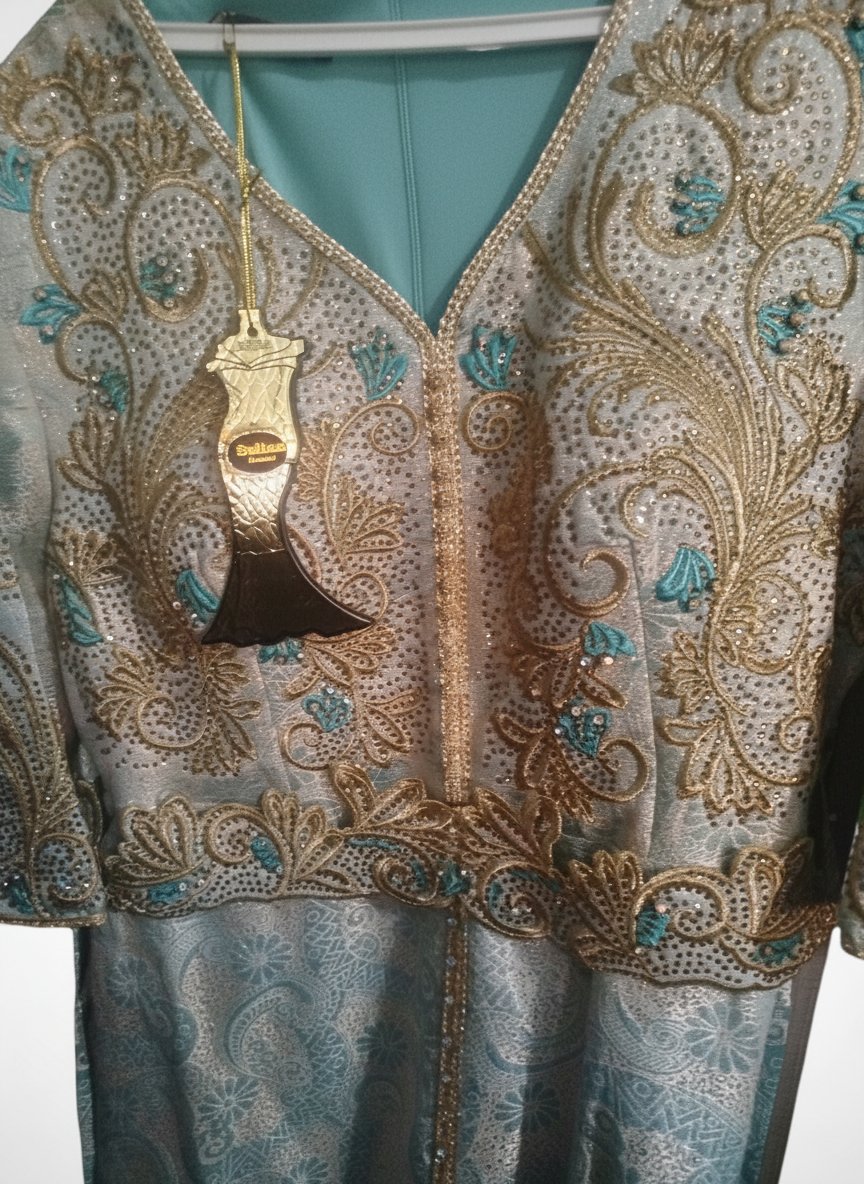 Robe soirée style kaftan forsa
