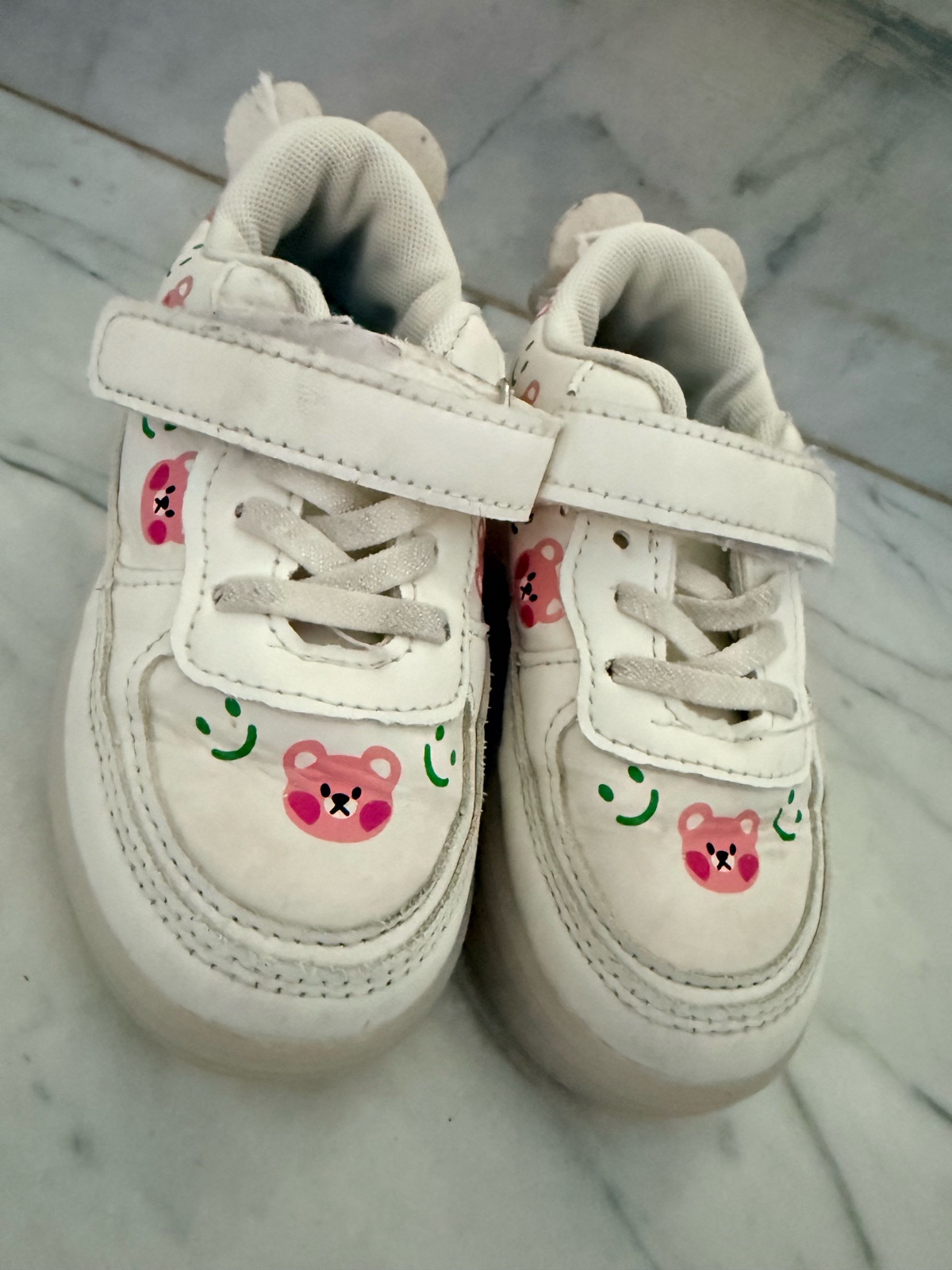Baskets fillettes nounours 