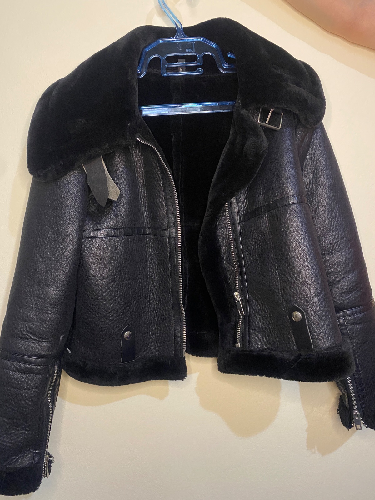 Veste cuire