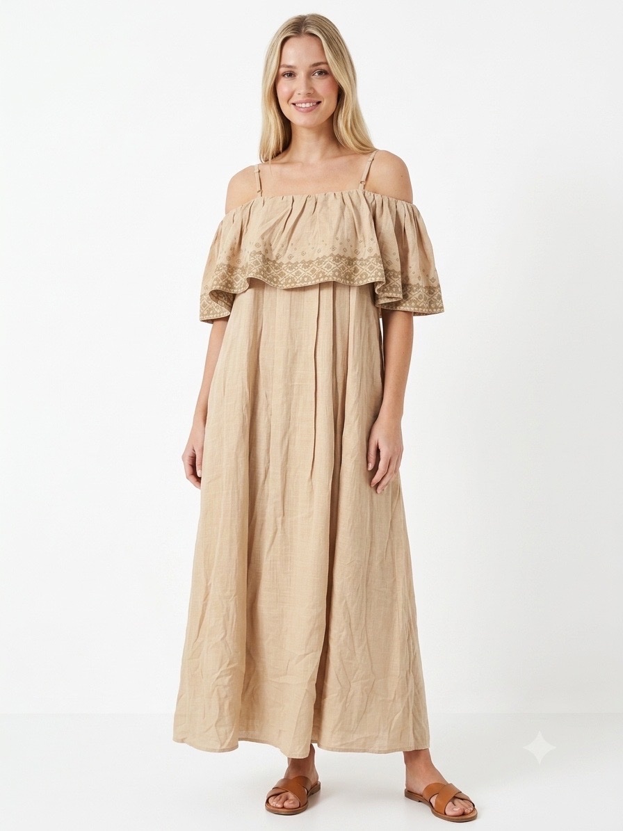 Robe beige 