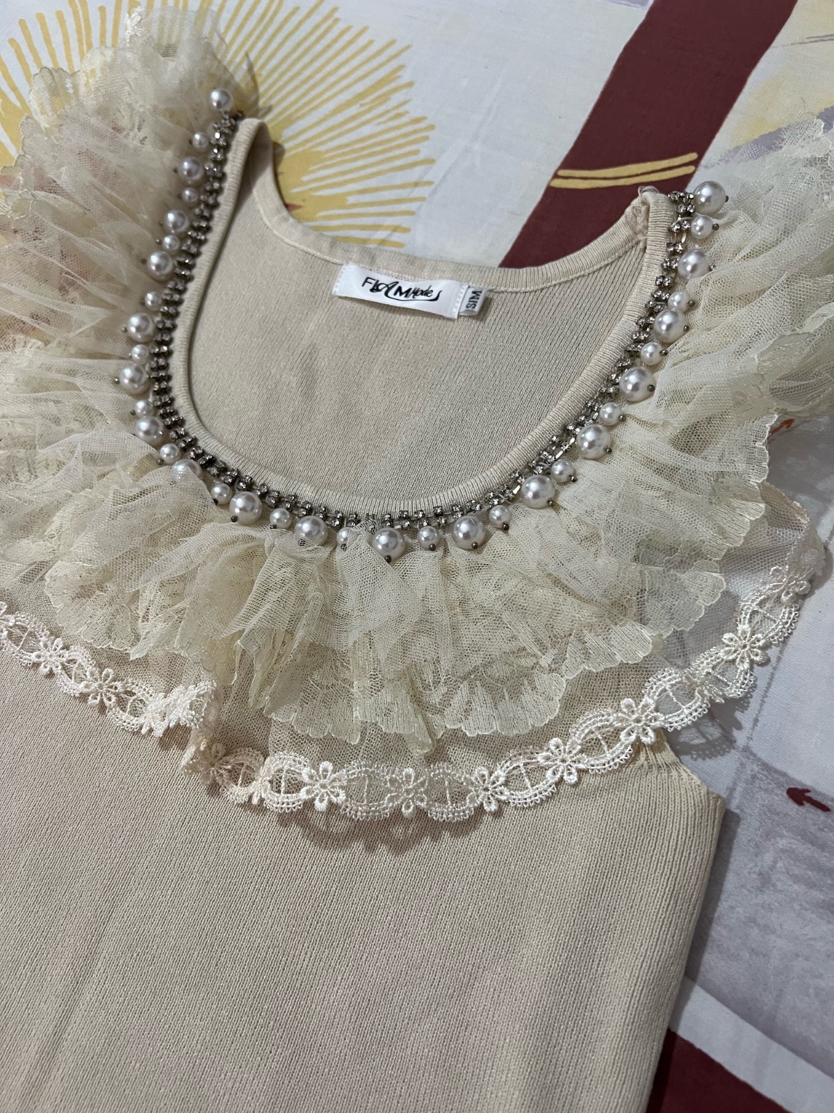 T shirt en beige 