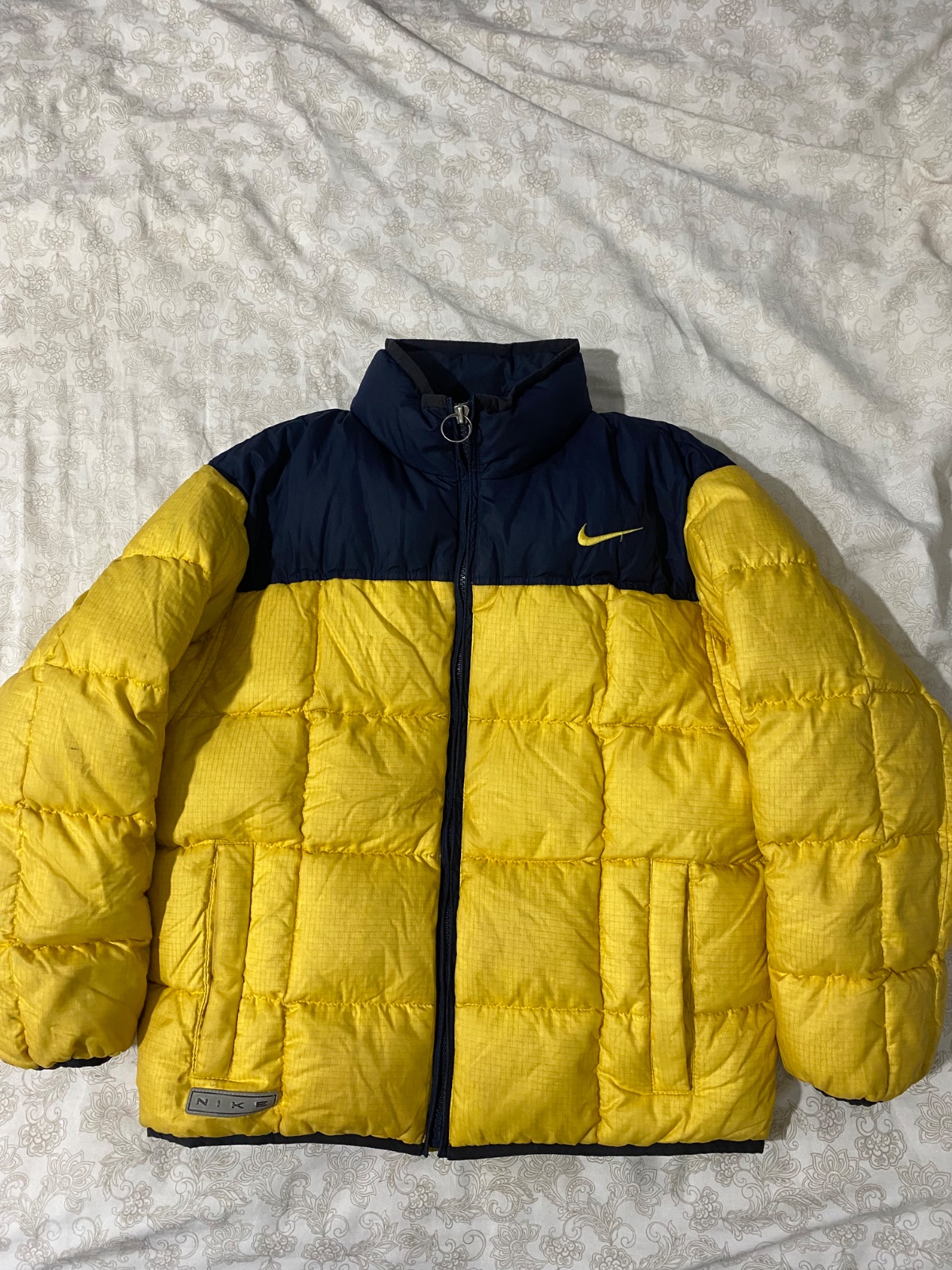 Doudoune jaune nike trea jolie