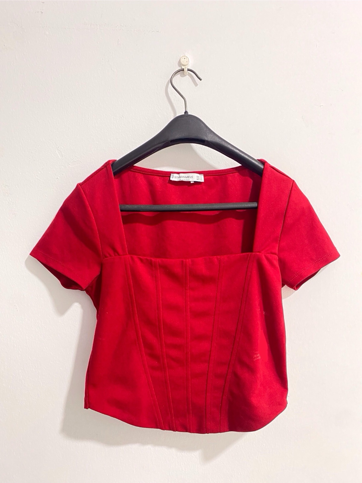 Top stradivarus rouge