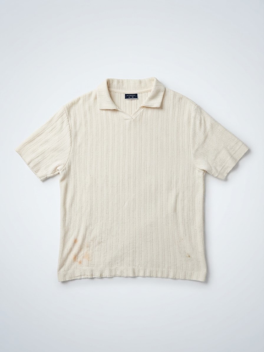 T shirt lefties men blanc