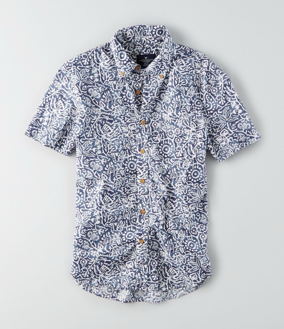 Chemise de desing bleu