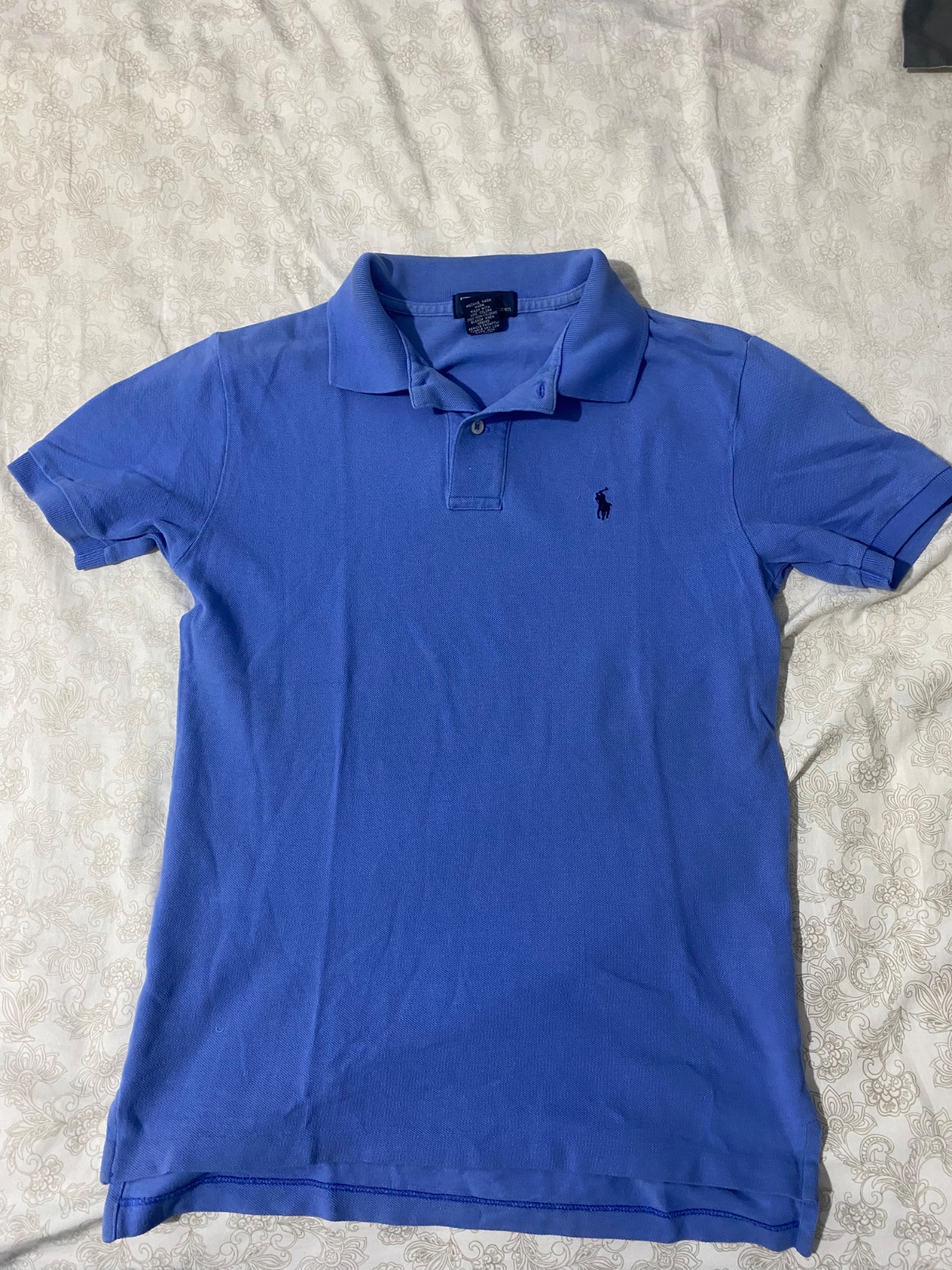 T shirt bleu polo 