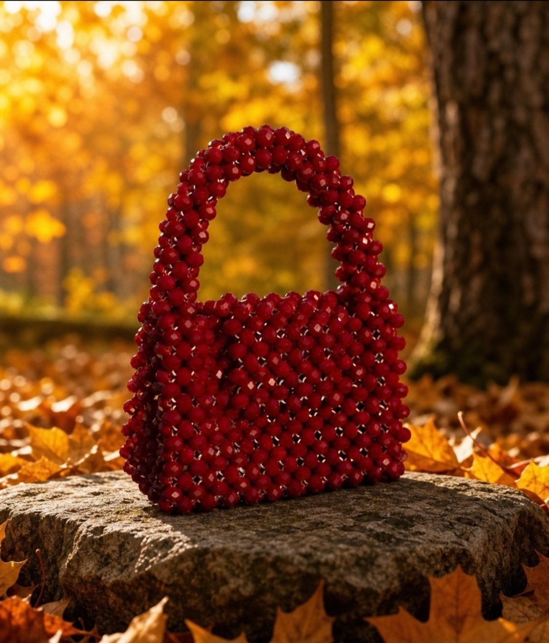 Sac en cristal rouge❤️