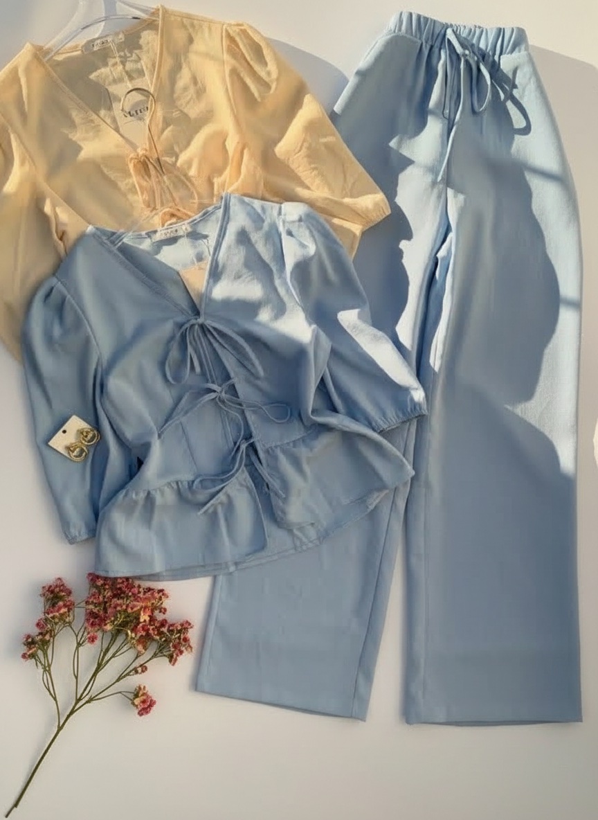 Set bleu ciel kamraya