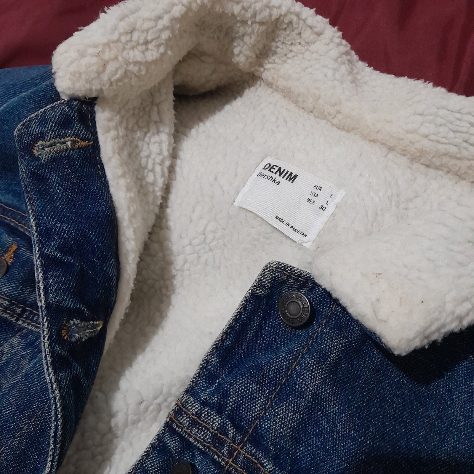 Veste denim bershka