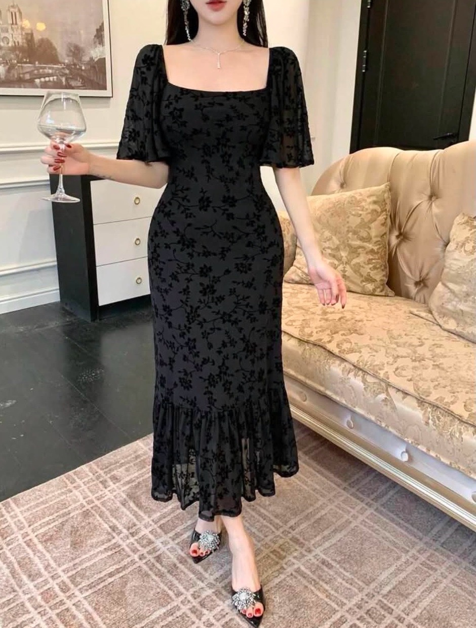Robe noir shein