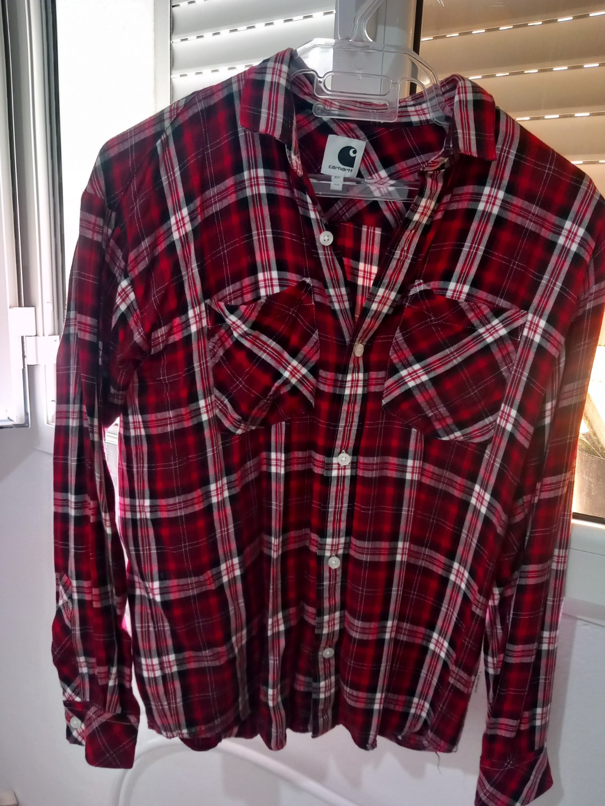 Chemise à carreaux en flanelle Carhartt – Taille XS  