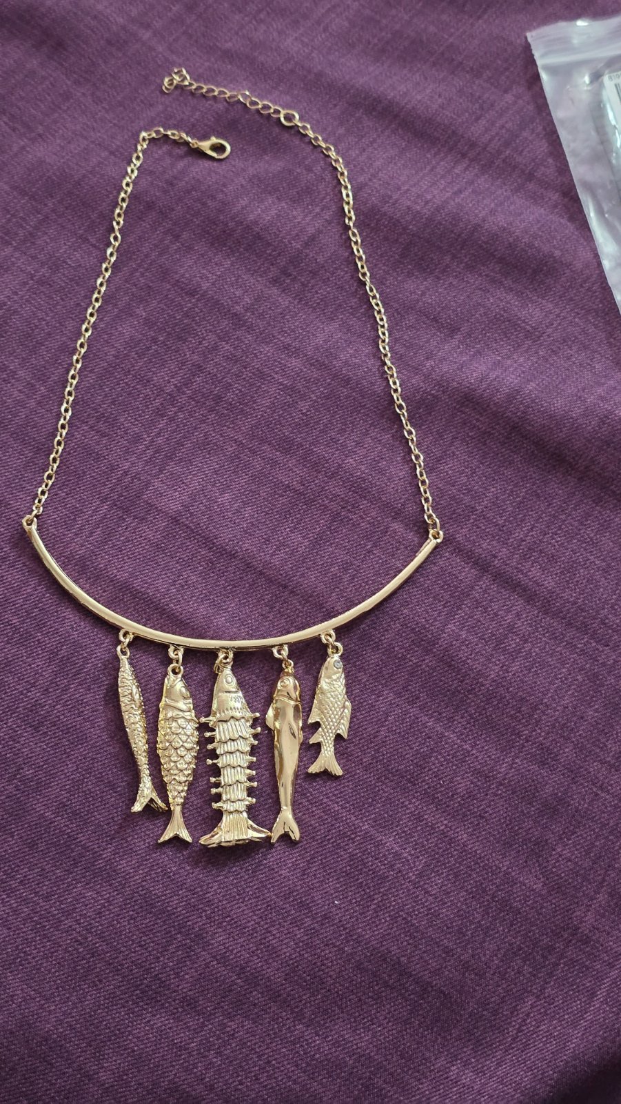 Collier 5 poissons