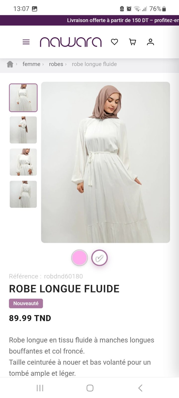 Robe fluide