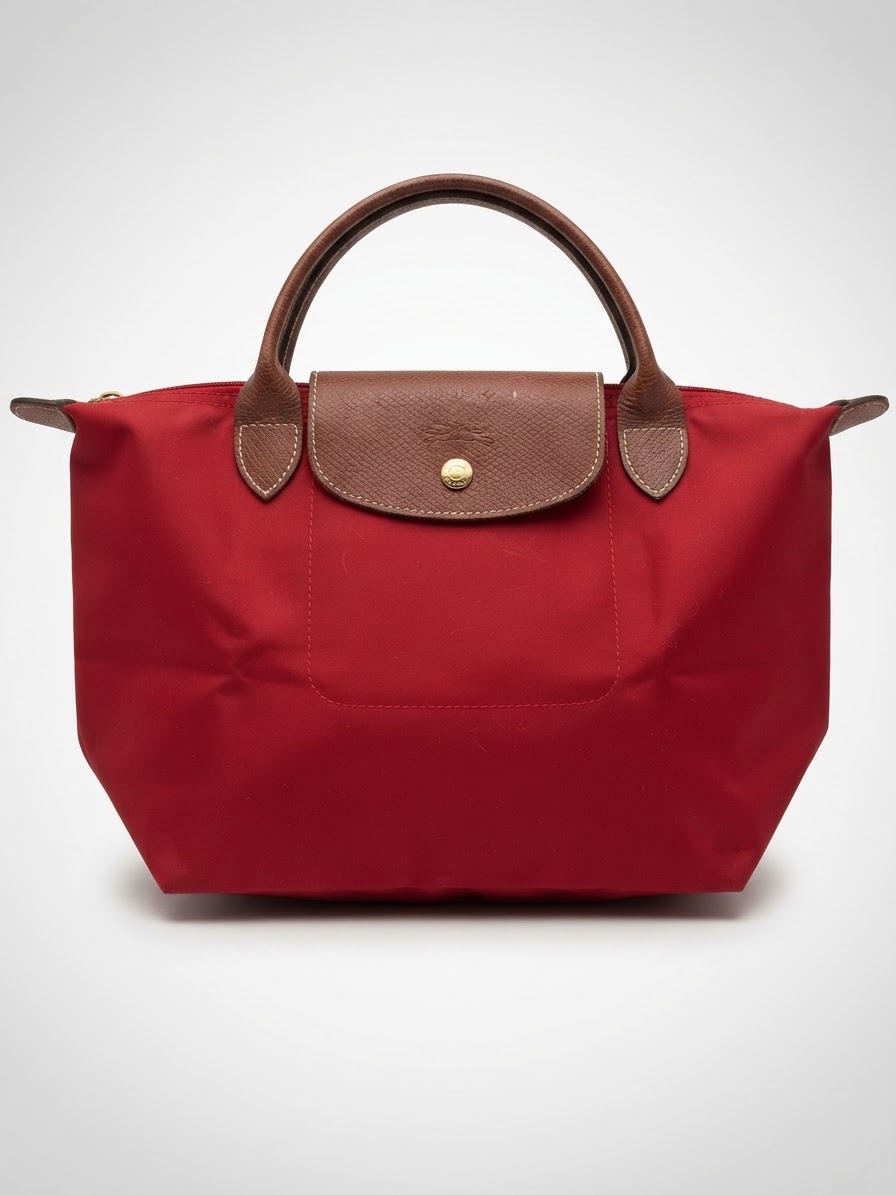 Sac longchamp M rouge