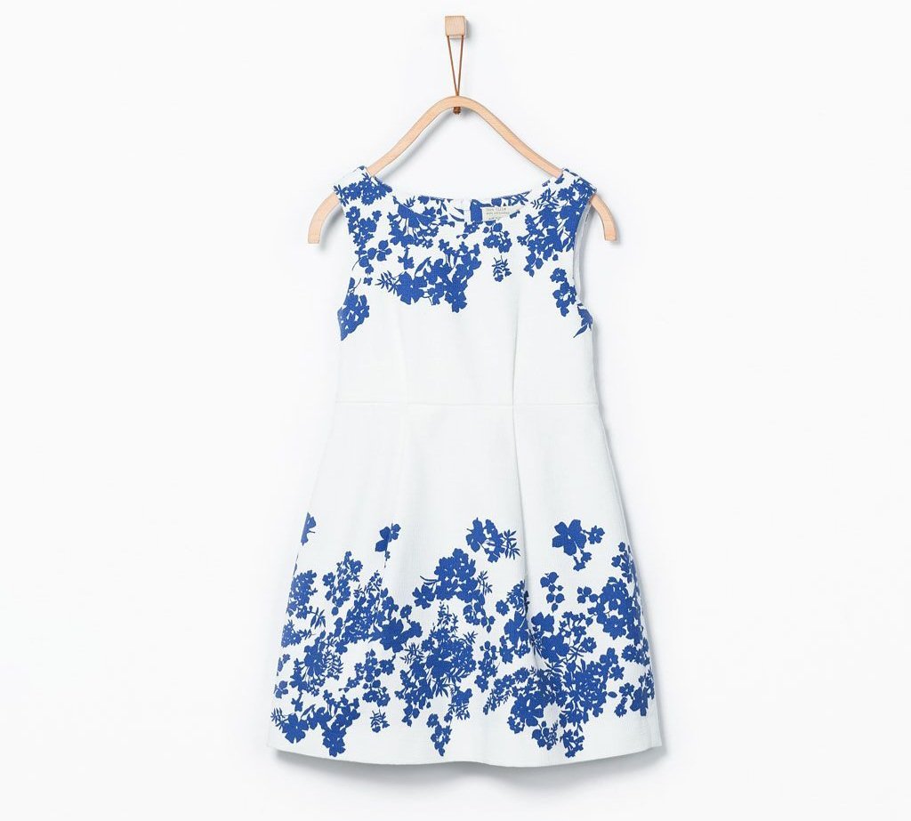 Robe blanche zara 