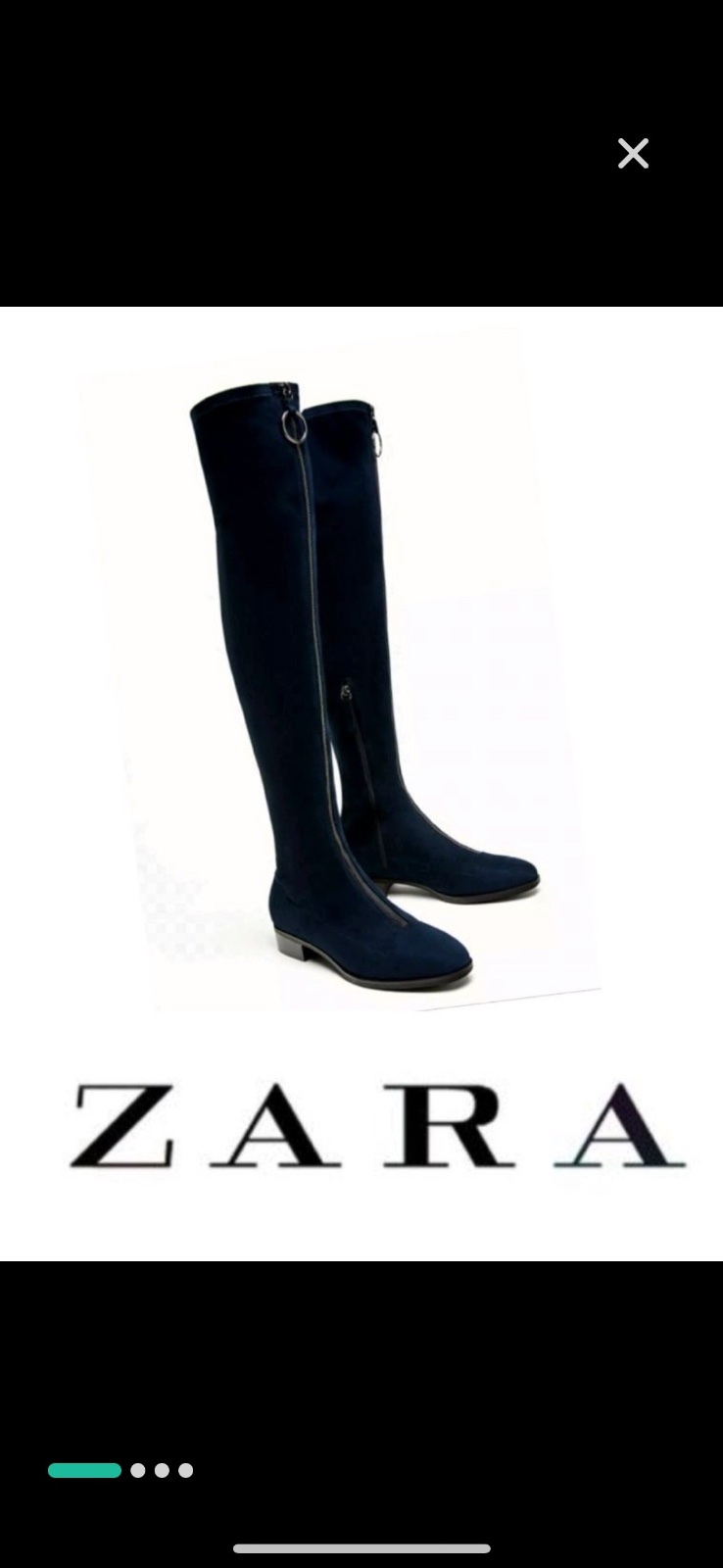 Cuissardes daim zara 