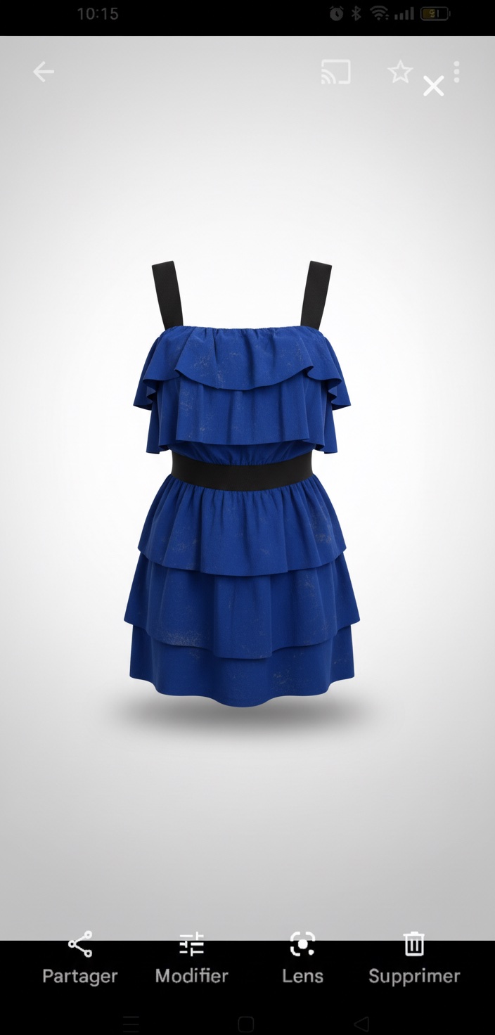 Robe a volants 